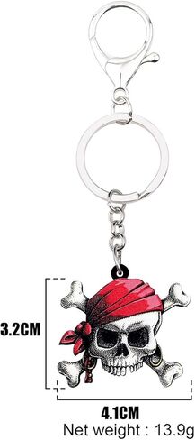 WEVENI Acrylic Halloween Sickle Grim Reaper Keychain Fashion Jewelry Women Girls Bag Wallet Charms in Kuwait