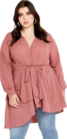 City Chic Women's Apparel Women's City Chic Plus Size Top Shibara in Saudi Arabia