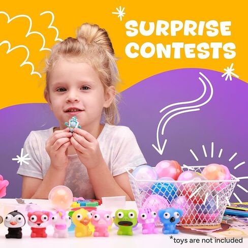 Capsule Vending Machine Translucent Acorn Capsules Empty 500 pcs 2 inch - Gumball Machine Capsules Bulk Party Favors Containers - Easter Basket Stuffers Gifts Pinata Stuffers DIY Craft Supplies in Kuwait