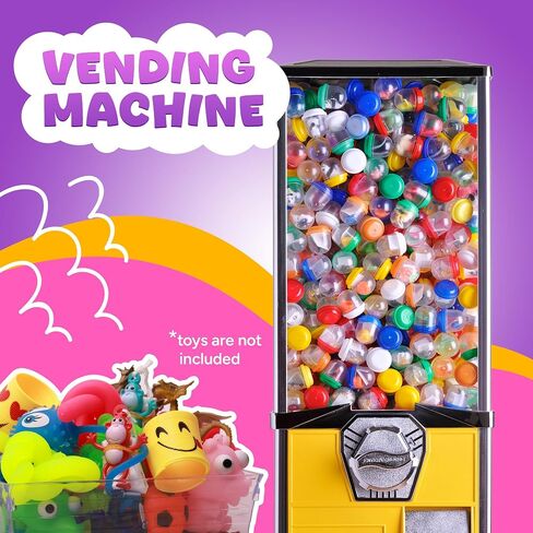 Capsule Vending Machine Translucent Acorn Capsules Empty 500 pcs 2 inch - Gumball Machine Capsules Bulk Party Favors Containers - Easter Basket Stuffers Gifts Pinata Stuffers DIY Craft Supplies in Saudi Arabia