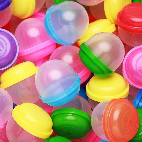 Capsule Vending Machine Translucent Acorn Capsules Empty 500 pcs 2 inch - Gumball Machine Capsules Bulk Party Favors Containers - Easter Basket Stuffers Gifts Pinata Stuffers DIY Craft Supplies in Kuwait