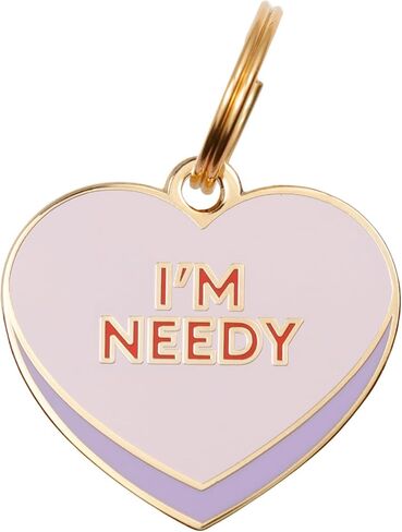 Personalized 'Cutie with a Booty' Pet ID Tag - Custom Engraved Dog Tags for Pets - Fun Brass, Gold Plating in Saudi Arabia