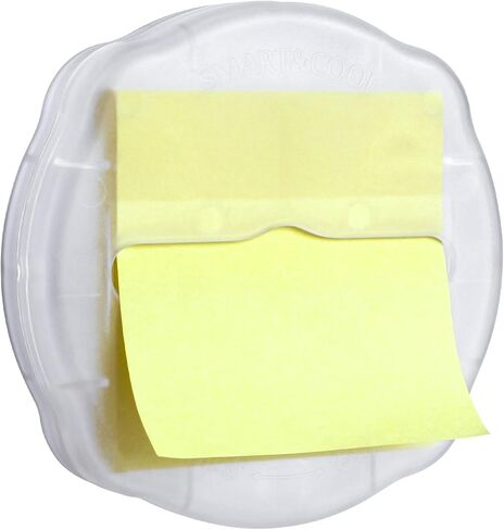 SMART&COOL Magnetic Pop-Up Note Dispenser for 3 x 3 in Pop-Up Sticky Notes, 1Pack, Frosted Clear (Notes Not Included) in Kuwait