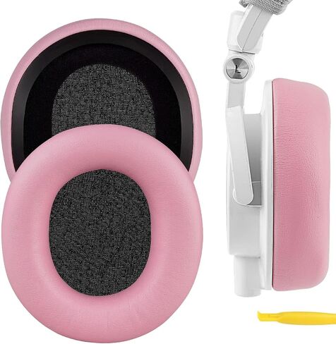 Geekria QuickFit Replacement Ear Pads for ATH M50X, M50xBT2, M50XBT, M50, M40X, M30, M20, M10, ATH-MSR7 Headphones Ear Cushions, Headset Earpads, Ear Cups Cover Repair Parts (Brown) in Saudi Arabia