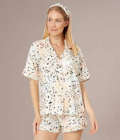 PJ Salvage Women's Loungewear Lavish Nights Pajama Pj Set, Orange Crush, M in Saudi Arabia
