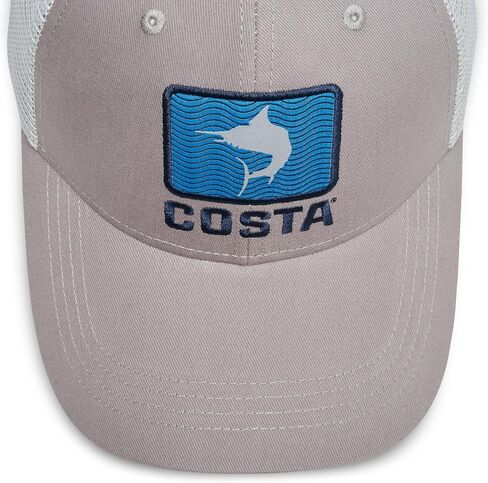 Costa Del Mar Men's Marlin Waves Trucker, Grey in Saudi Arabia