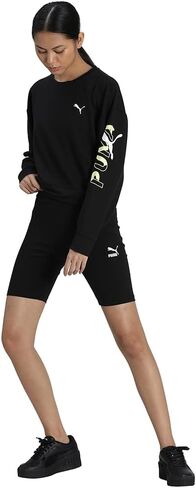 PUMA Women's Classics 7" Short Tights, Zen Blue, Small in Saudi Arabia