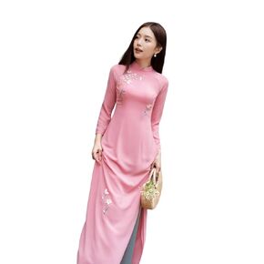Vietnamese Traditional Ao Dai For Women, Ao Dai For Women, Vietnamese Dress For Women, Ao Dai Dress For Women A4 (2XL)
