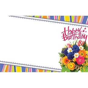 Burton & Burton Hbd Flower Happy Birthday Enclosure Card