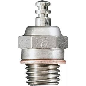 A3 Hot Glow Plug O.S NO.6 N6 Hot Spark Plug Nitro Engine Parts for 12/15CV 15LD RC Car Truck Buggy