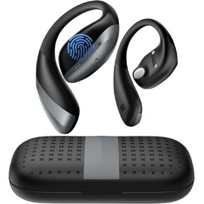 PSIER AI Language Translation Earbuds, 134 Language Real-Time Translator Earbuds Audifonos Traductores Inglés Español for Travel Business Learning, Bluetooth 5.4 Translator Device with APP, Black
