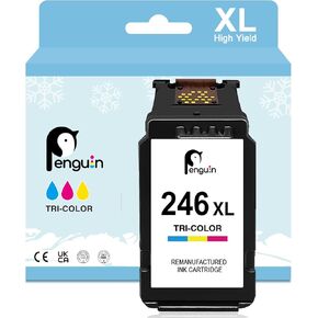Penguin 67XL Ink Cartridges for HP Printers Deskjet 2755e 2800 2855e 4155e 2752 2723e Envy 6055 6052 Envy Pro 6458 6452 6455 Remanufactured High Yield 67 XL hp67 hp67xl 1 Color