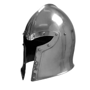 medieval knight visored barbuta helmet large size medieval barbuta helmet head wear