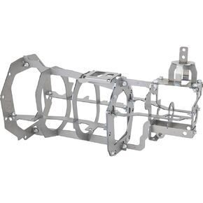 SoloSwap T-56 Mock-Up Transmission Kit, 12-Gauge Steel Magnum Housing, Compatible with OEM/Aftermarket Bellhousings, 14 lbs for Easy Handling, Includes Driveshaft Yoke Support