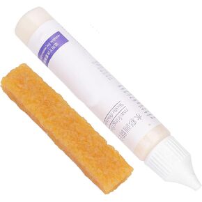 Masking Fluid for Watercolor Painting, 30ml White Masking Fluid Pen, Masking Liquid with Eraser, for Opaque Areas of Watercolor Painting