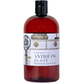 AMY HOWARD AT HOME - Medium Antiquing Glaze for Vintage and Antique Furniture Restoration - Professional Glazing Liquid - Authentic Faux Finish (16 oz)