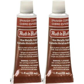 Rub 'n Buff The Original Wax Metallic Finish (Spanish Copper) 2 pcs sku# 1835750MA