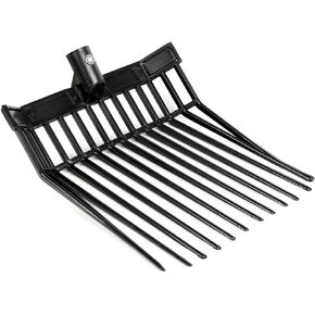 Jeffers 12-TINE MINI FORK HEAD-مغرفة أشعل النار البديلة المدمجة للحظائر ، الأكشاك ، القش ، الفراش ، النفايات ، TINE in Kuwait