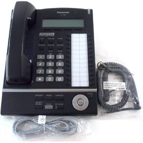 Panasonic KX-T7630-B 24-Button 3-Line LCD Display Telephone (Renewed)