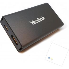 TWA Bundle of VCH51 for HDMI Sharing for Yealink Endpoint BYOD A20/30 or MeetingEye 400/600 with TWAComm Microfiber Cloth