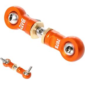 CNC 7075 توجيه قضيب ذراع الذراع الذراعين ل 1/5 RC CAR HPI KM RV BAJA 5B SS 5SC Part (Orange)