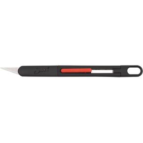 Excel Blades K80 Retractable Craft Knife – Precision Hobby Knife #21 Superior Stainless Steel Blade, Ultra-Slim Safety Cutter for Trimming, Vinyl Weeding, and Craft– Flat Design for Better Control