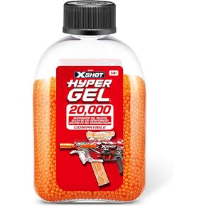 XSHOT Hyper Gel Pellet Refill Pack with 20,000 Hyper Gel Pellets in Resealable Container for Storage, Ages 14 & Up by ZURU