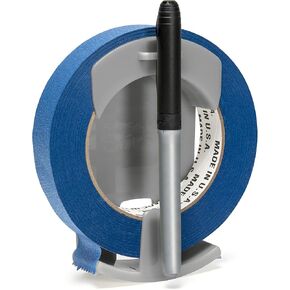 Kitchen Stickin’® Tape Dispenser, Wall-Mounted Tape and Label System, Easy One-Handed Operation, Affordable Labeling for Kitchens, Garages, Offices, Restaurants, Meal Prep, and Home Organization