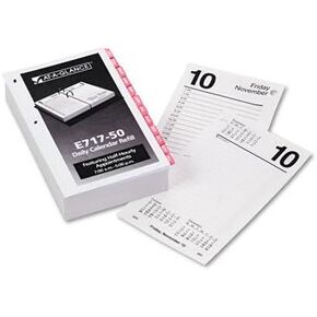 AT-A-GLANCE AAGE717T50 - Desk Calendar Refill with Tabs