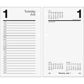 At-A-Glance E7175017 Calendar Refill,for 17-Style, 12Mths Jan-Dec,3-1/2"x6",WE