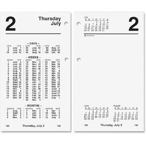 AT-A-GLANCE 2014 Financial Daily Desk Calendar Refill, 3.5 x 6 Inches (S170-50)