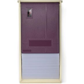 Carstens 20-Pocket Kardex-Visitray Document Filing System for 8.5" x 11" Sheets, Burgundy