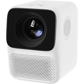 Multilingual Projector T2 Lumens 1080P Input LED Light Source Keystone Correction Portable Mini Home Theater