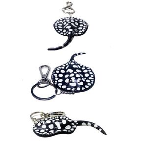 Genuine Leather Stingray Keychain, 4 Inches Long, 2.5 Inches Wide (str01)
