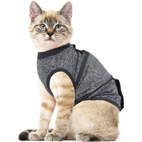 Cat Anxiety Jacket, Anxiety Vest for Cats, Jackets for Cats Only, Self-Adhesive Adjustable Pet Cat Calming Wrap Shirt, Calming Wrap for Pets to Relieve Stress