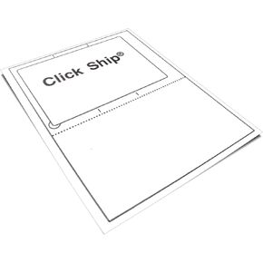 150 Click Ship Labels with Tear-off Receipt. Print Postage Online. Peel postage and apply to packages.