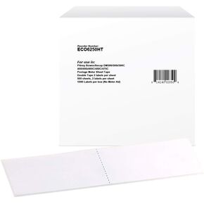 Clover ecoPost Brand Replacement Postage Meter Sheet Tape Replacement for Pitney Bowes 625-0, 6250C
