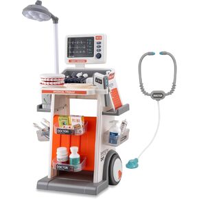 STEM Doctor Playset for Kids - Interactive Doctor Kit for Kids with Realistic LED Lights & Sounds, Role Play Kit to Diagnose & Heal, Educational Gift for Ages 3-5