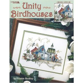 Leisure Arts Unity Birdhouses Cross Stitch Book, Cross Stitch Patterns, Books, Pattern Book, Design Books, Design Books