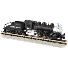 Bachmann Industries #4425 USRA 0-6-0 Switcher Locomotive and Tender Union Pacific Train Car, Black/Silver, N Scale