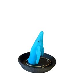 Whale Ring Dish| Vanity Organizer| Creative Dish| Jewelry Ring/Bracelets Organizer| Office Home Decor Accessories| Vanity Gift| Holiday Gift (Marble)