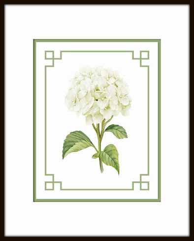 Blue Hydrangea Botanical Prints No. 3, Botanical Prints, Wall Art Prints, Vintage Wall Art, Vintage Wall Decor, Vintage Art Prints, Botanical Wall Decor (PAPER PRINT - UNFRAMED, 5X7 SET OF 2) in Saudi Arabia
