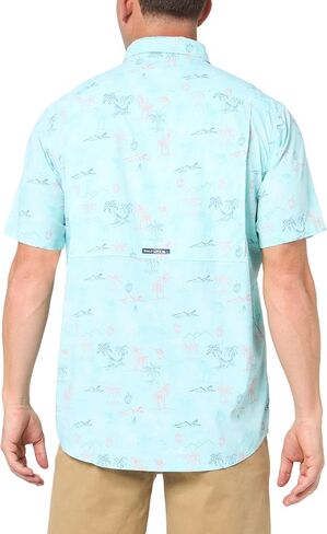 Salt Life Men's Lounge Life Woven Short Sleeve Performance Tee in Saudi Arabia