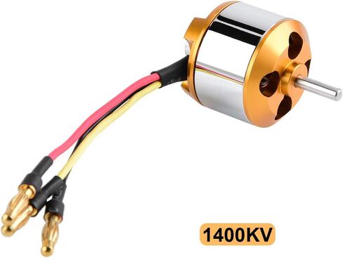 Alomejor High Trust Engine 2814 1000kV لخطة RC ، دعم 3S 4S مناسب ، تشغيل سهل لعشاق RC (1400 كيلو فولت) in Kuwait