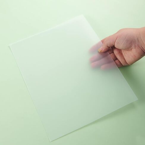 HOUYEE 100 حزمة من أغطية العرض التقديمية الشفافة، أغطية تقارير PVC، 10 مل، 8-1/2 × 11 بوصة، حجم الحروف in Kuwait