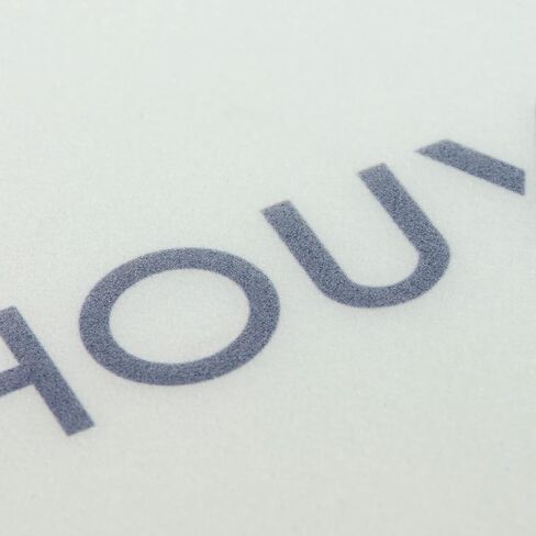 HOUYEE 100 حزمة من أغطية العرض التقديمية الشفافة، أغطية تقارير PVC، 10 مل، 8-1/2 × 11 بوصة، حجم الحروف in Kuwait