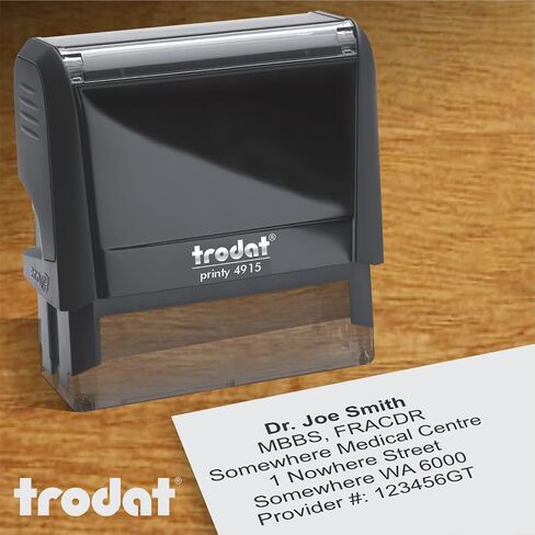 Extra Large Custom Self-Inking Personalized Return Address Stamp - Customizable Up to 6 Lines of Text - Small Business Essentials, Shipping, Work, Office Supplies, Refillable Customized Rubber Stamp in Saudi Arabia