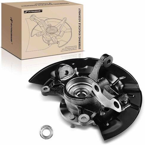 A-Premium Front Steering Knuckle & Wheel Bearing Hub Assembly Compatible with Toyota Camry 2012-2017 L4 2.5L (No SE or Hybrid Model), w/5-Lug, Right Passenger Side, Replace # 43211AA010 in Saudi Arabia