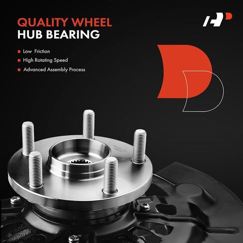 A-Premium Front Steering Knuckle & Wheel Bearing Hub Assembly Compatible with Toyota Camry 2012-2017 L4 2.5L (No SE or Hybrid Model), w/5-Lug, Right Passenger Side, Replace # 43211AA010 in Saudi Arabia