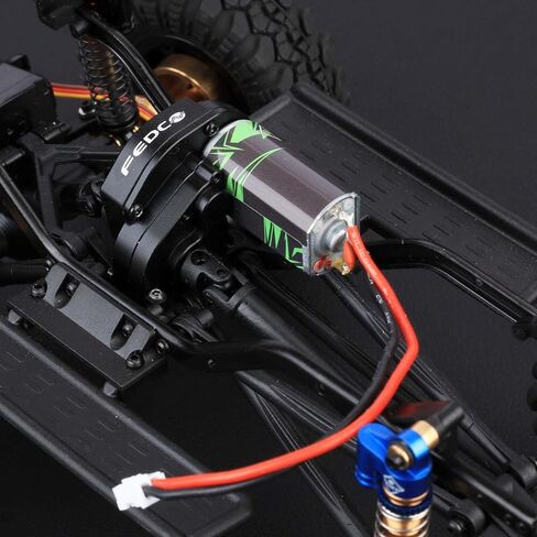 SCX24 Motor and Transmission 050 55T Brushed Motor Upgrade with Steel Gear Complete Gearbox 30% Power Increased for Axial SCX24 Upgrades 1/24 RC Crawler in Saudi Arabia